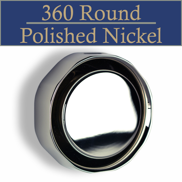 360 Polished Nickel Steam Head