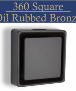 360 Square Oil Rubbed Bronze Steam Head