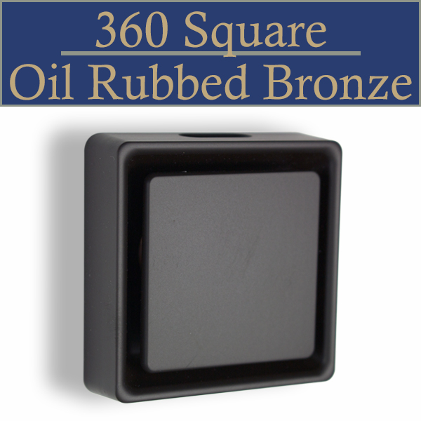 360 Square Oil Rubbed Bronze Steam Head